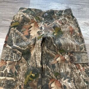 RedHead Pants Silent Hide Camouflage Mens S Realtree Camo Double Knee Cargo
